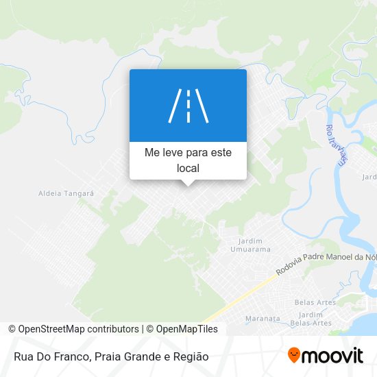 Rua Do Franco mapa