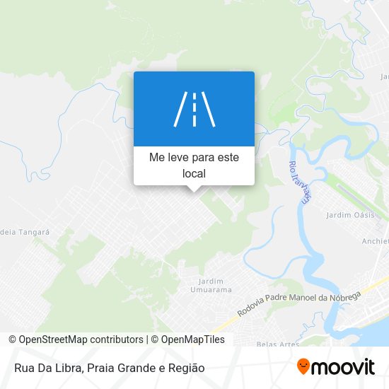 Rua Da Libra mapa