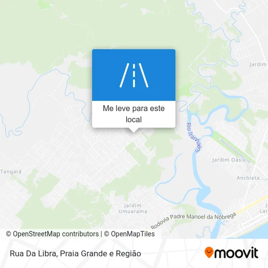 Rua Da Libra mapa