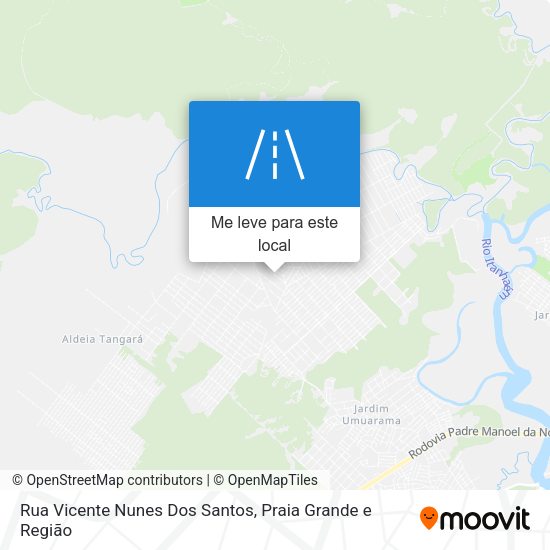 Rua Vicente Nunes Dos Santos mapa