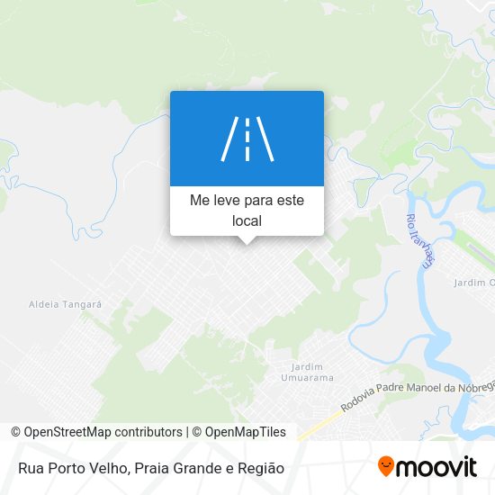 Rua Porto Velho mapa