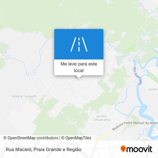 Rua Maceió mapa