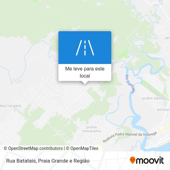 Rua Batatais mapa