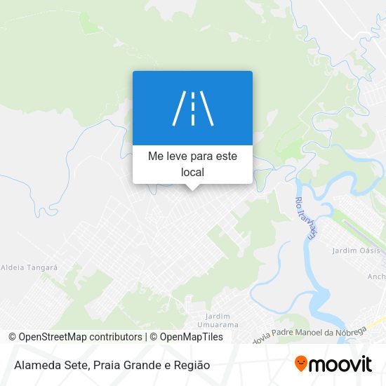 Alameda Sete mapa