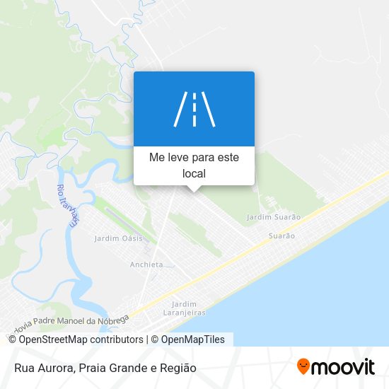 Rua Aurora mapa
