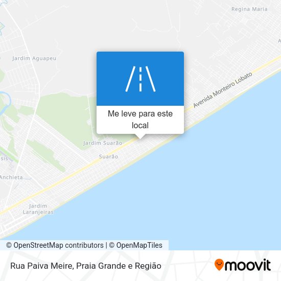 Rua Paiva Meire mapa
