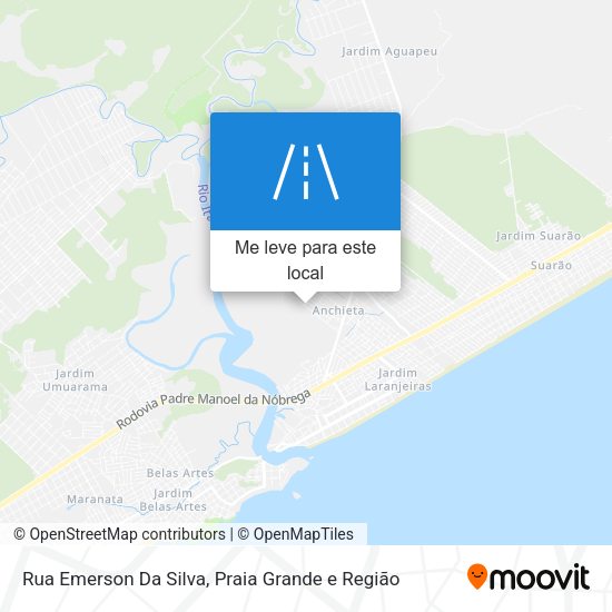 Rua Emerson Da Silva mapa