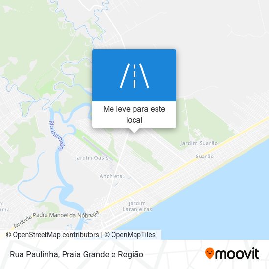 Rua Paulinha mapa
