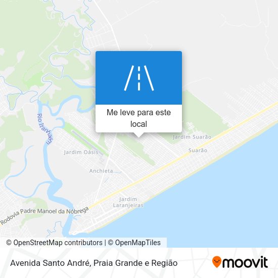 Avenida Santo André mapa