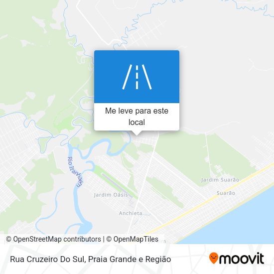 Rua Cruzeiro Do Sul mapa