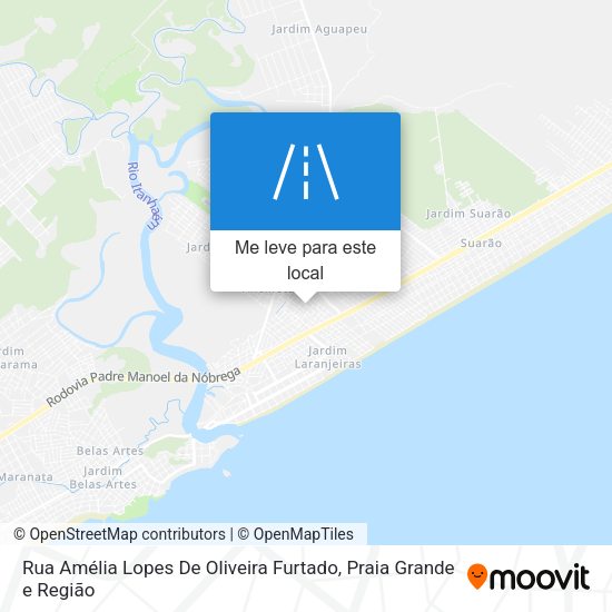 Rua Amélia Lopes De Oliveira Furtado mapa