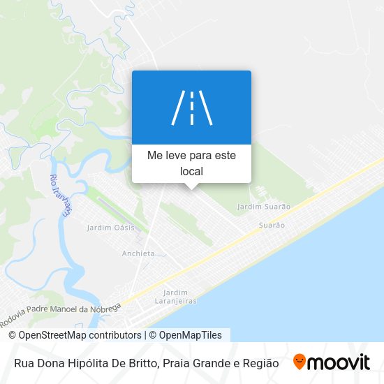 Rua Dona Hipólita De Britto mapa