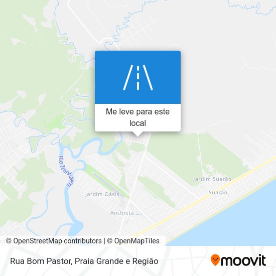 Rua Bom Pastor mapa