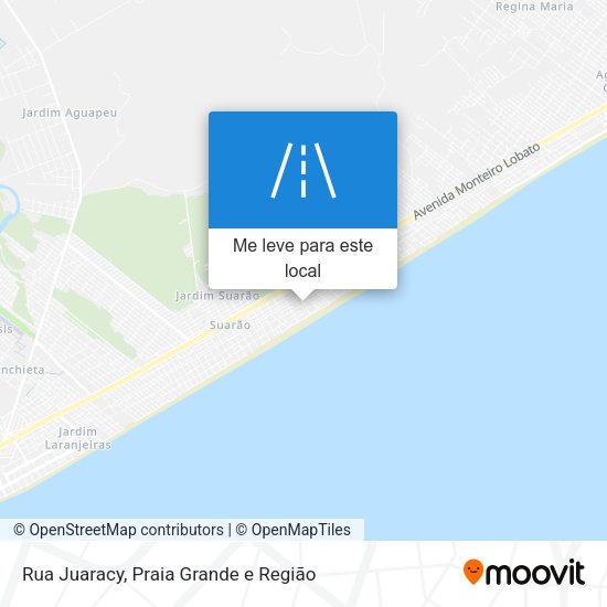 Rua Juaracy mapa