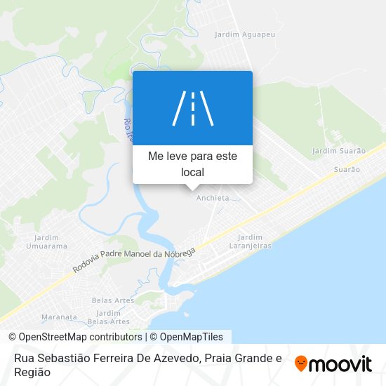 Rua Sebastião Ferreira De Azevedo mapa