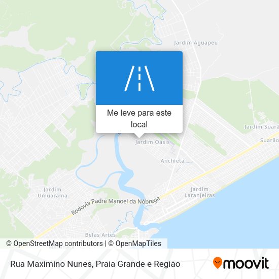 Rua Maximino Nunes mapa