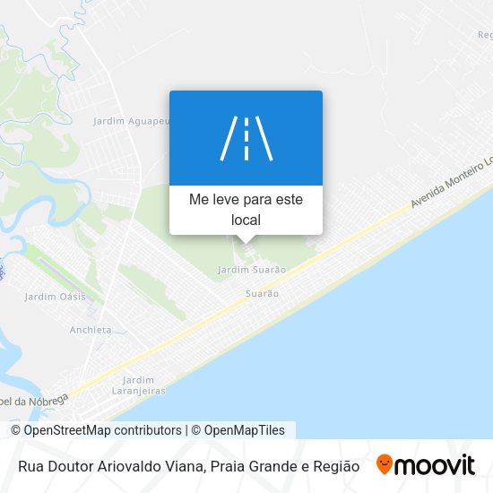 Rua Doutor Ariovaldo Viana mapa