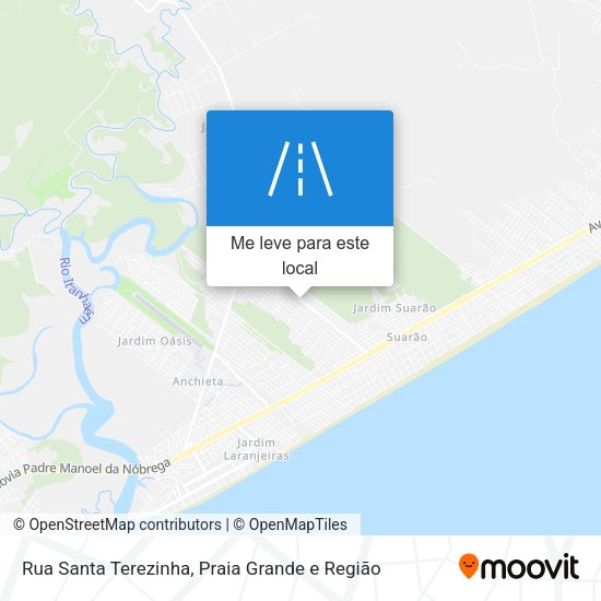 Rua Santa Terezinha mapa