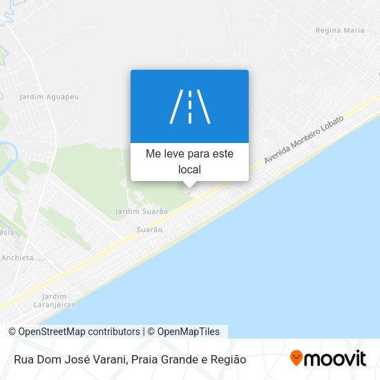 Rua Dom José Varani mapa