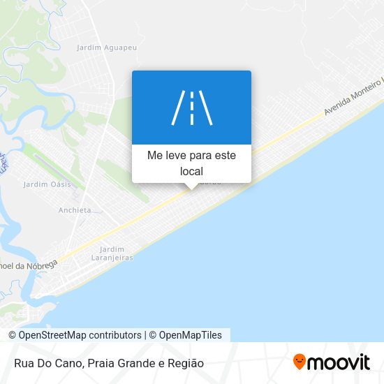 Rua Do Cano mapa