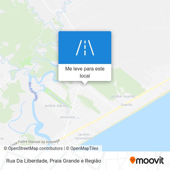 Rua Da Liberdade mapa