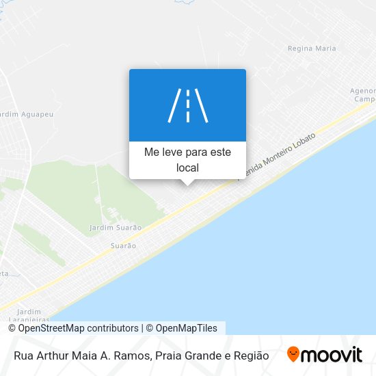 Rua Arthur Maia A. Ramos mapa