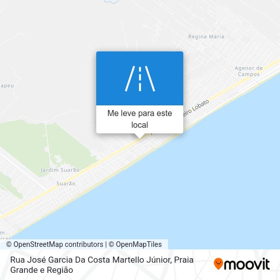 Rua José Garcia Da Costa Martello Júnior mapa