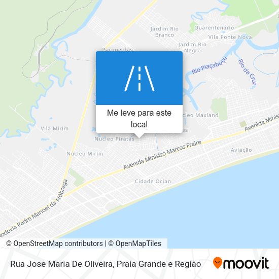 Rua Jose Maria De Oliveira mapa
