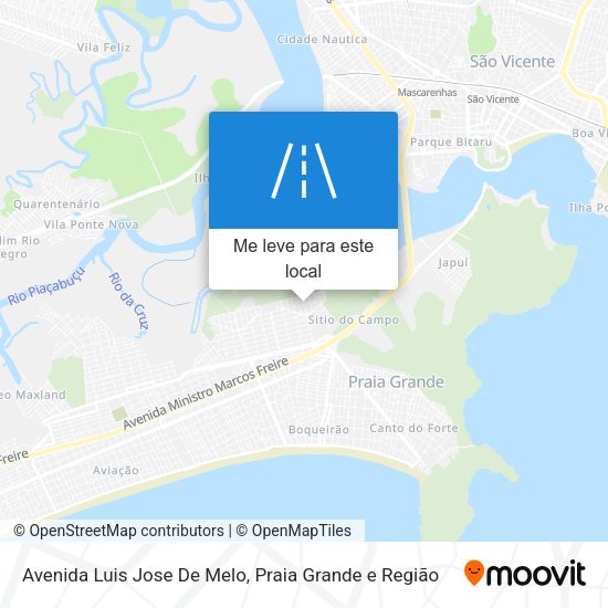 Avenida Luis Jose De Melo mapa