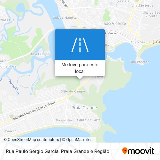 Rua Paulo Sergio Garcia mapa