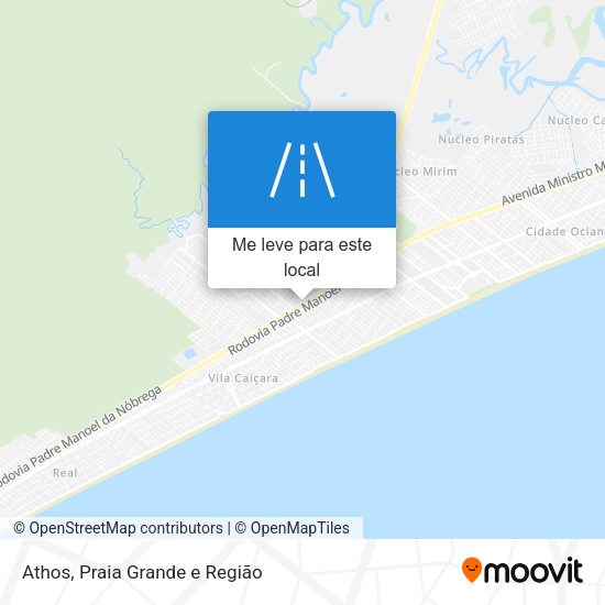 Athos mapa