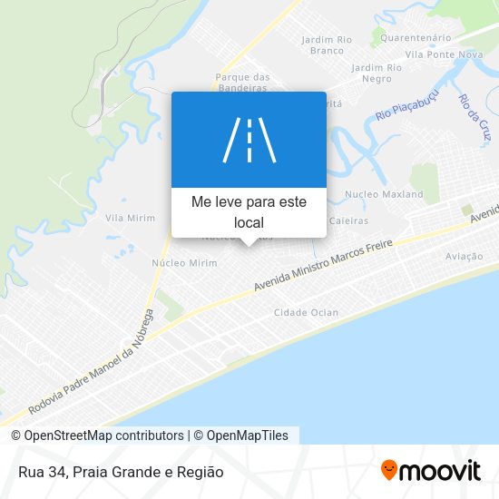 Rua 34 mapa