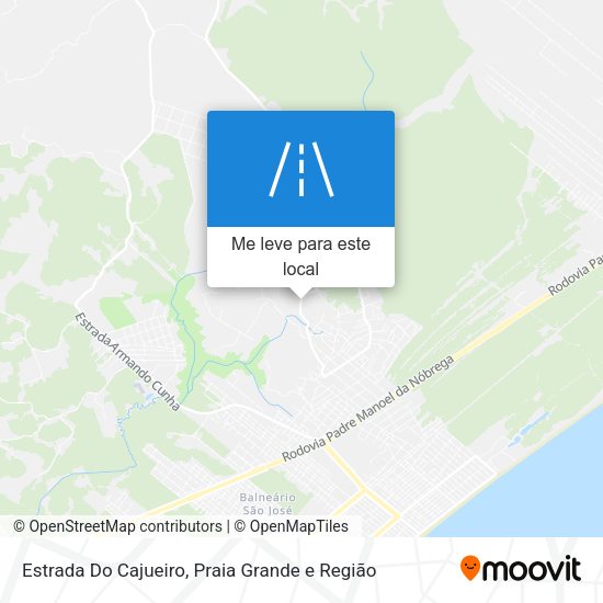 Estrada Do Cajueiro mapa