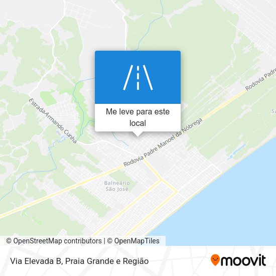 Via Elevada B mapa