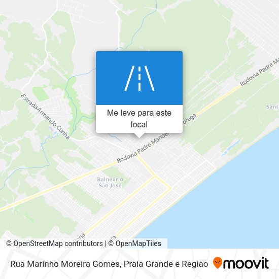 Rua Marinho Moreira Gomes mapa