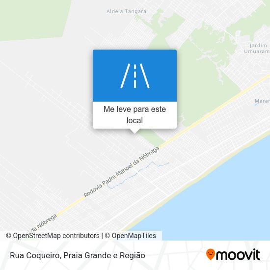 Rua Coqueiro mapa