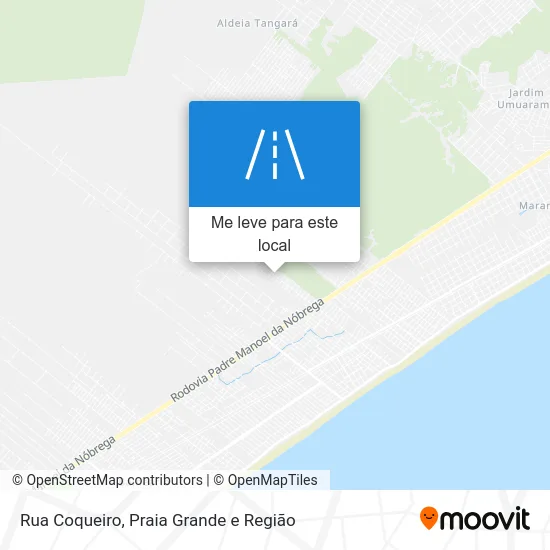 Rua Coqueiro mapa