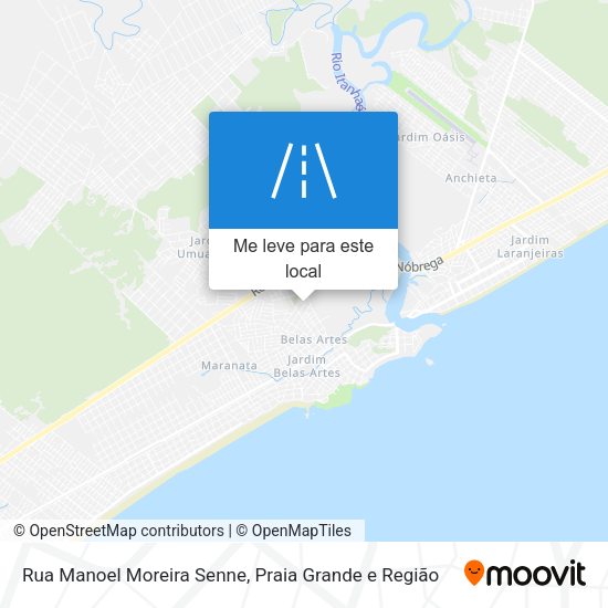 Rua Manoel Moreira Senne mapa