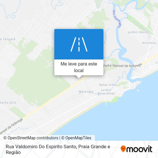 Rua Valdomiro Do Espirito Santo mapa