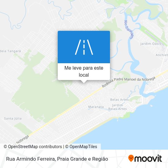 Rua Armindo Ferreira mapa