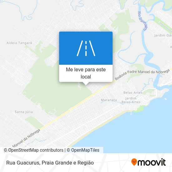 Rua Guacurus mapa