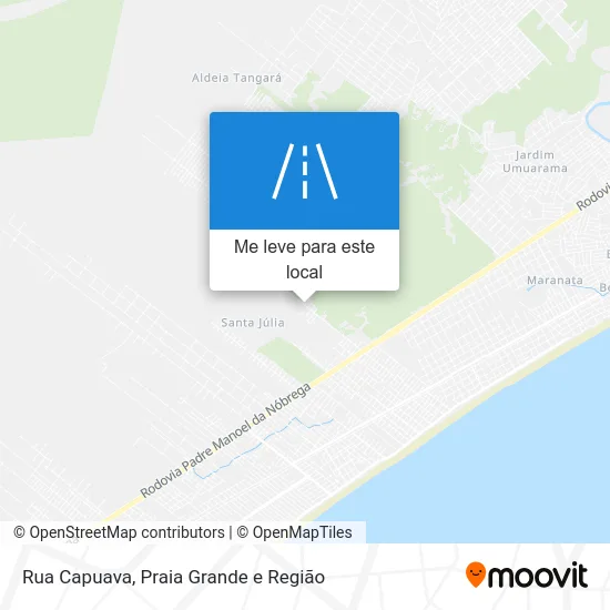 Rua Capuava mapa