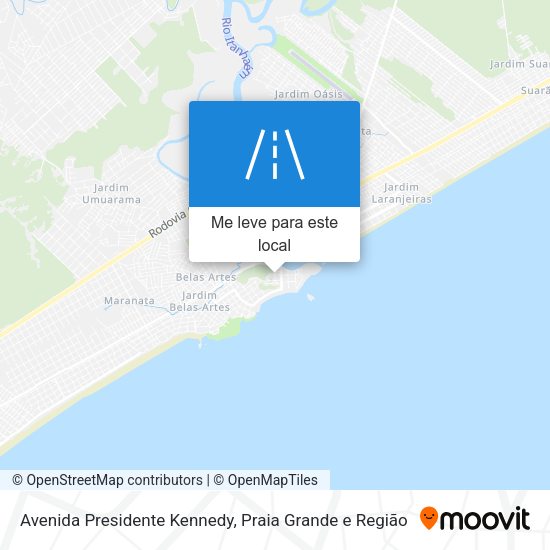 Avenida Presidente Kennedy mapa