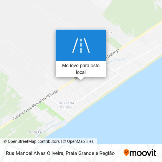 Rua Manoel Alves Oliveira mapa