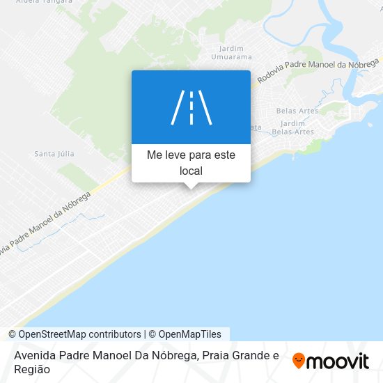 Avenida Padre Manoel Da Nóbrega mapa