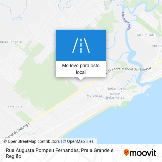 Rua Augusta Pompeu Fernandes mapa