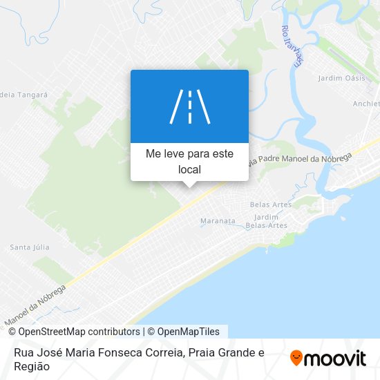 Rua José Maria Fonseca Correia mapa