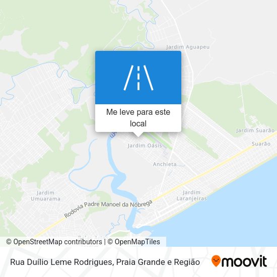 Rua Duílio Leme Rodrigues mapa