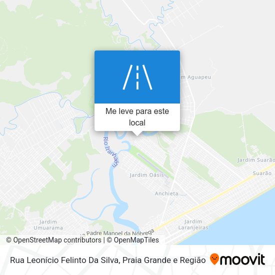 Rua Leonício Felinto Da Silva mapa