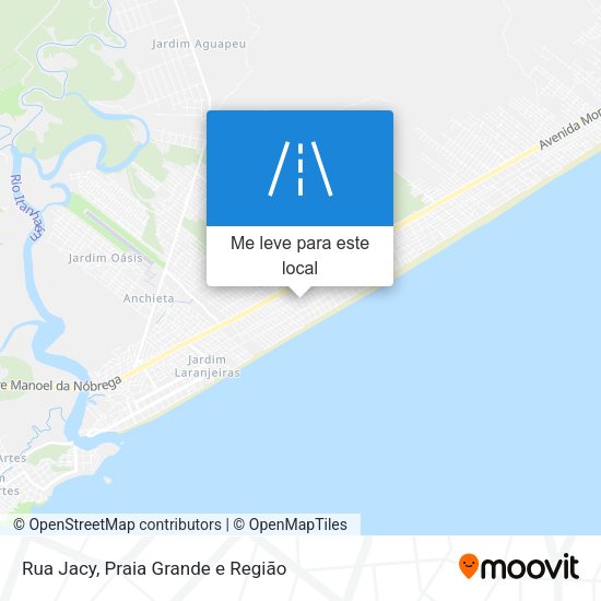 Rua Jacy mapa